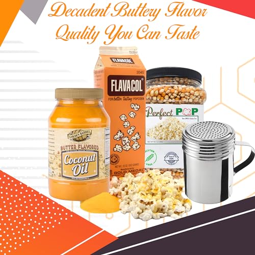 Perfectware Movie Night Popcorn Set (Popcorn Kernels, Salt, Oil and Shaker) - Thumbnail 2
