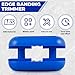 Edge Banding Trimmer, Hand Planer Edge Quad Trimmer with Tungsten Carbide Blades, Veneer Edge Trimmer for Woodworking Projects (Furniture and Cabinet Making), Trim in All Directions (Blue)