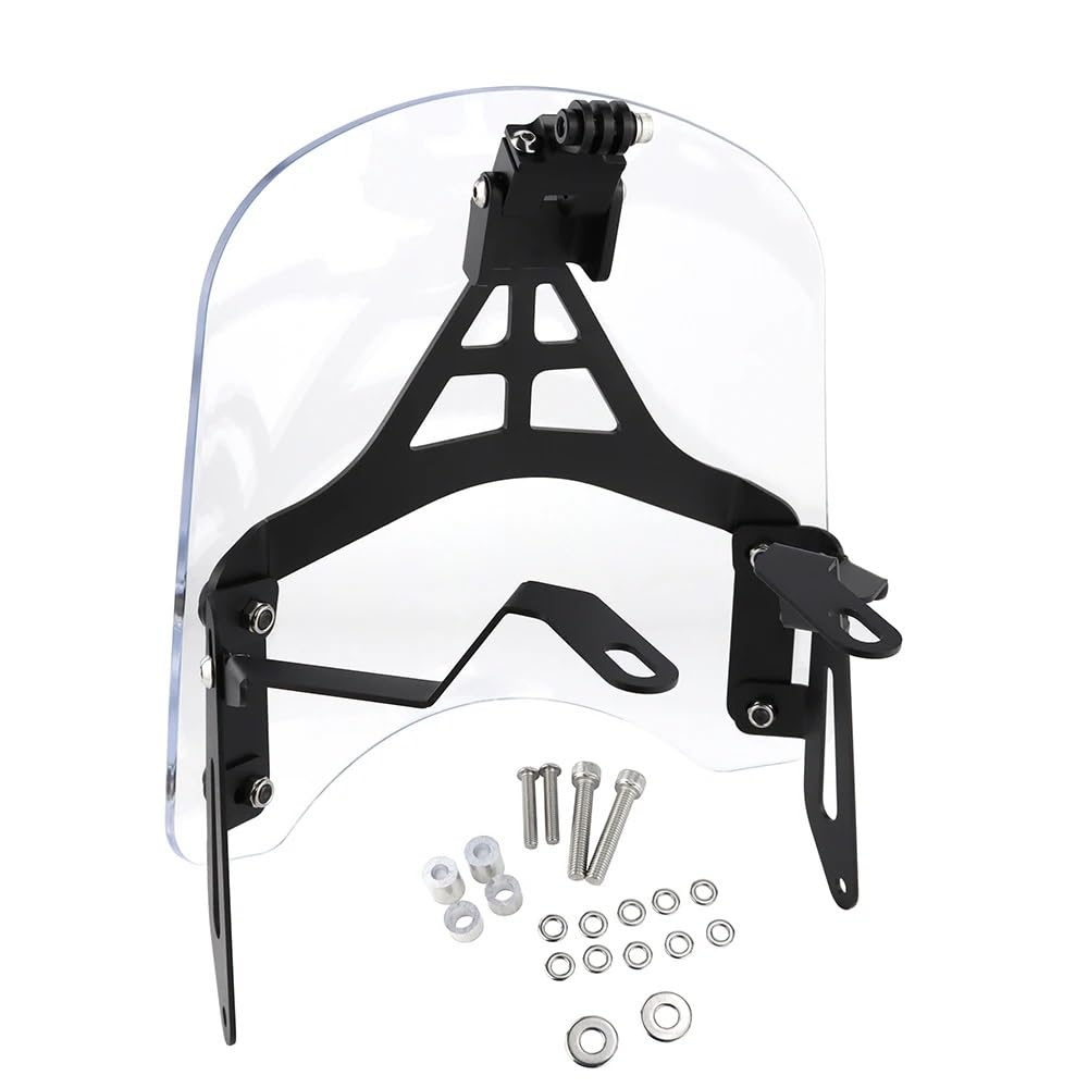 Déflecteur vent réglable avec support de navigation moto DAX 125 - 8