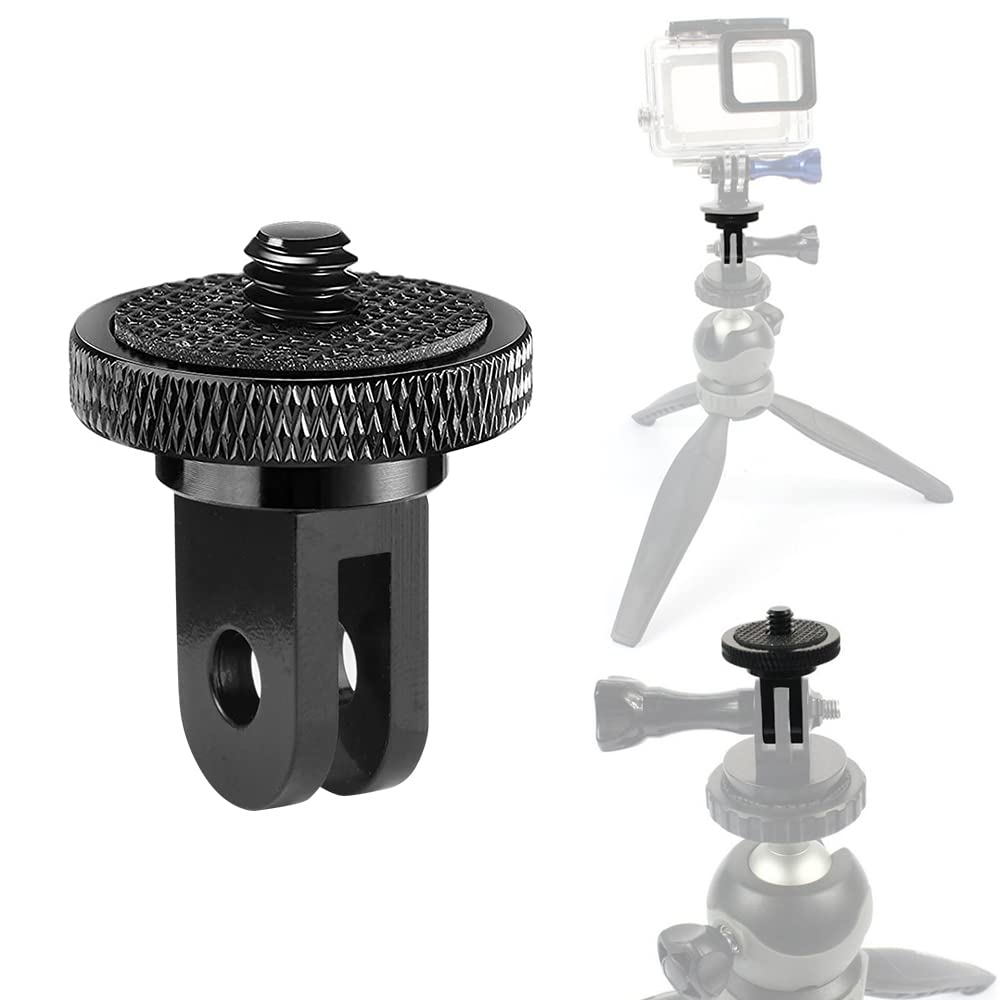 2 Adattatori In Alluminio 1/4" Per Treppiede – Universali Per Action Cam E Fotocamere! - 5