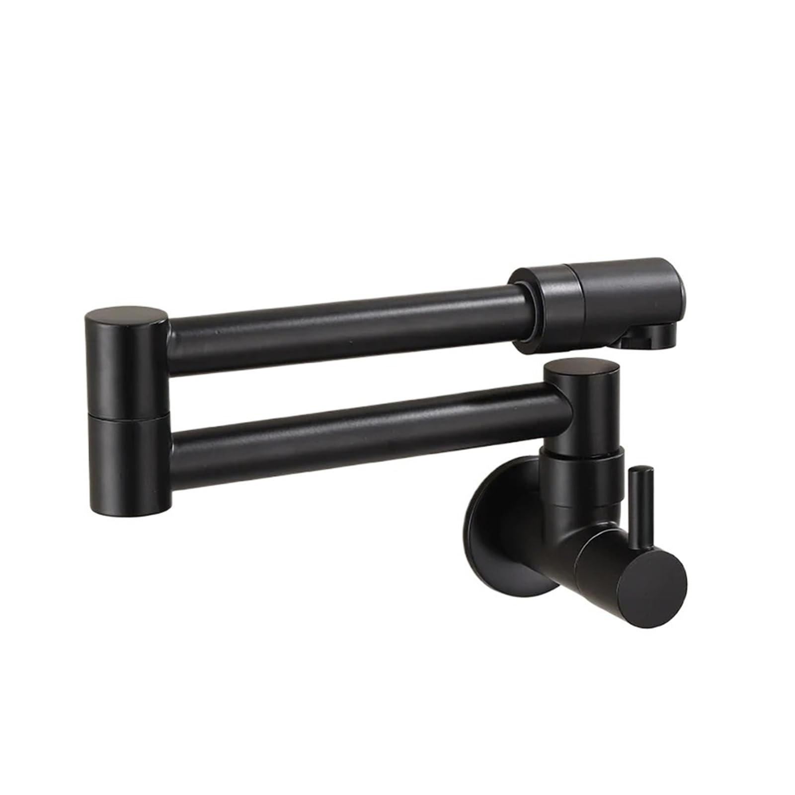 ZQFHSX Folding into The Wall Faucet 304 Stainless Steel Universal Rotation Kitchen Concealed Single Cold for Most Scenarios