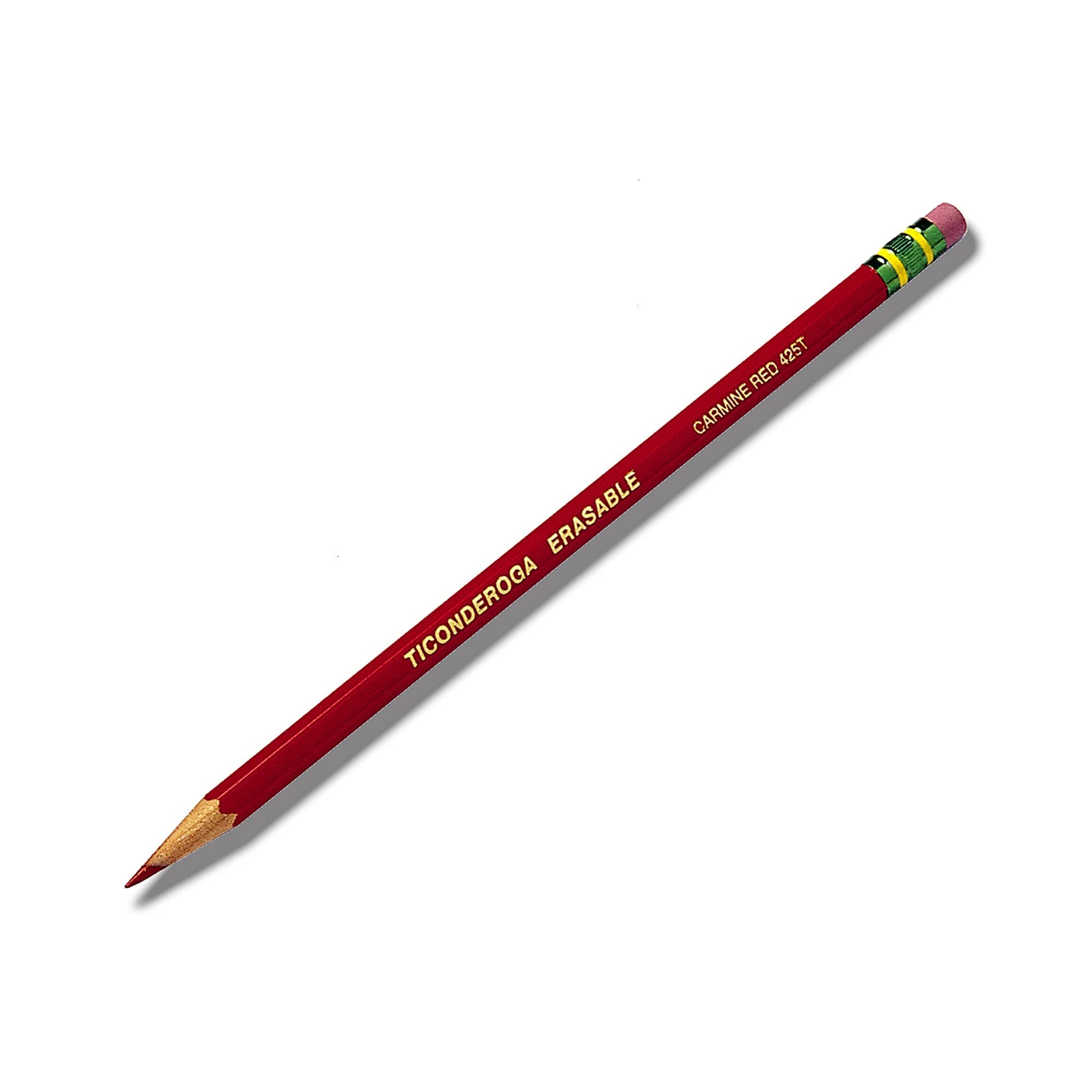 Ticonderoga® Erasable Checking Pencils, 2.6 mm, Red, Pack Of 4 Pencils