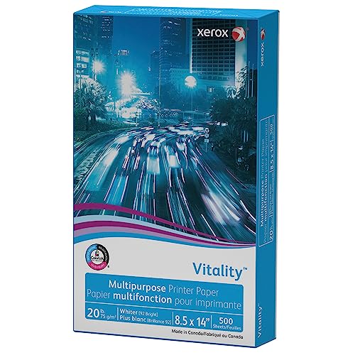 Xerox 3R02051 Vitality Multipurpose Printer Paper, 8 1/2 x 14, White, 500 Sheets/RM image 4