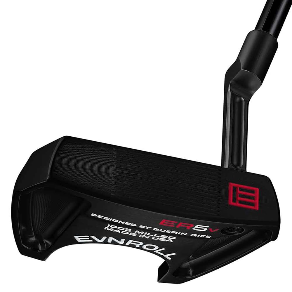 EvnrollER5vB1 Black Short Slant Hatchback Mallet Golf Putter Black Gravity Grip Right Hand 33