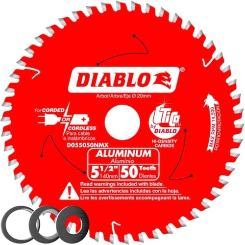 Image of Diablo Saw Blade for Medium Aluminum - 5-1 /2 inch Diameter, 50 TCG Teeth