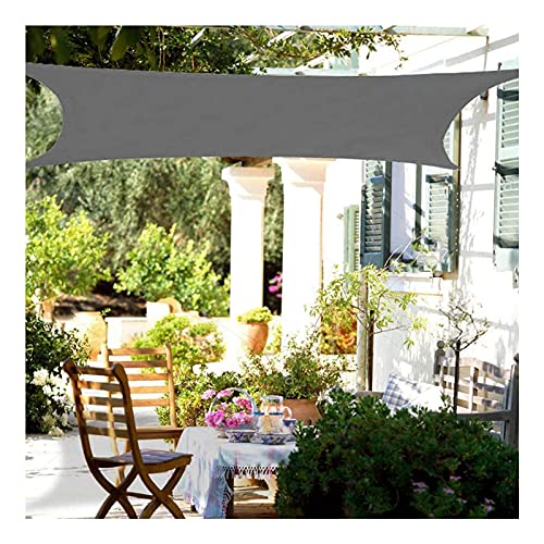Voile d'ombrage rectangulaire imperméable et anti-UV pour l'été