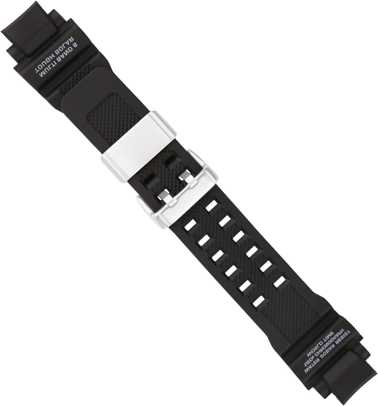 Resin Watch Band Compatible for Casio 16mm 10493622 GA-1000 GA-1100 GW-A1000 GW-A1100 GW-4000 G-1400 GWA-1000 Strap with Stainless Steel Buckle Replacement for men and women wirst watchband