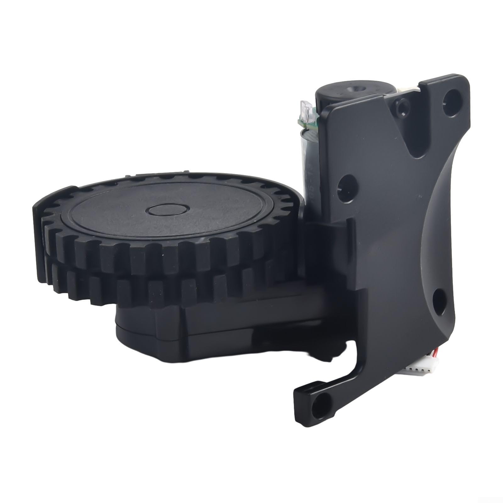 Rueda motorizada de repuesto para Lefant para M210 M213 Robot Aspirador Piezas de repuesto Accesorios Negro (rueda derecha+rueda izquierda)