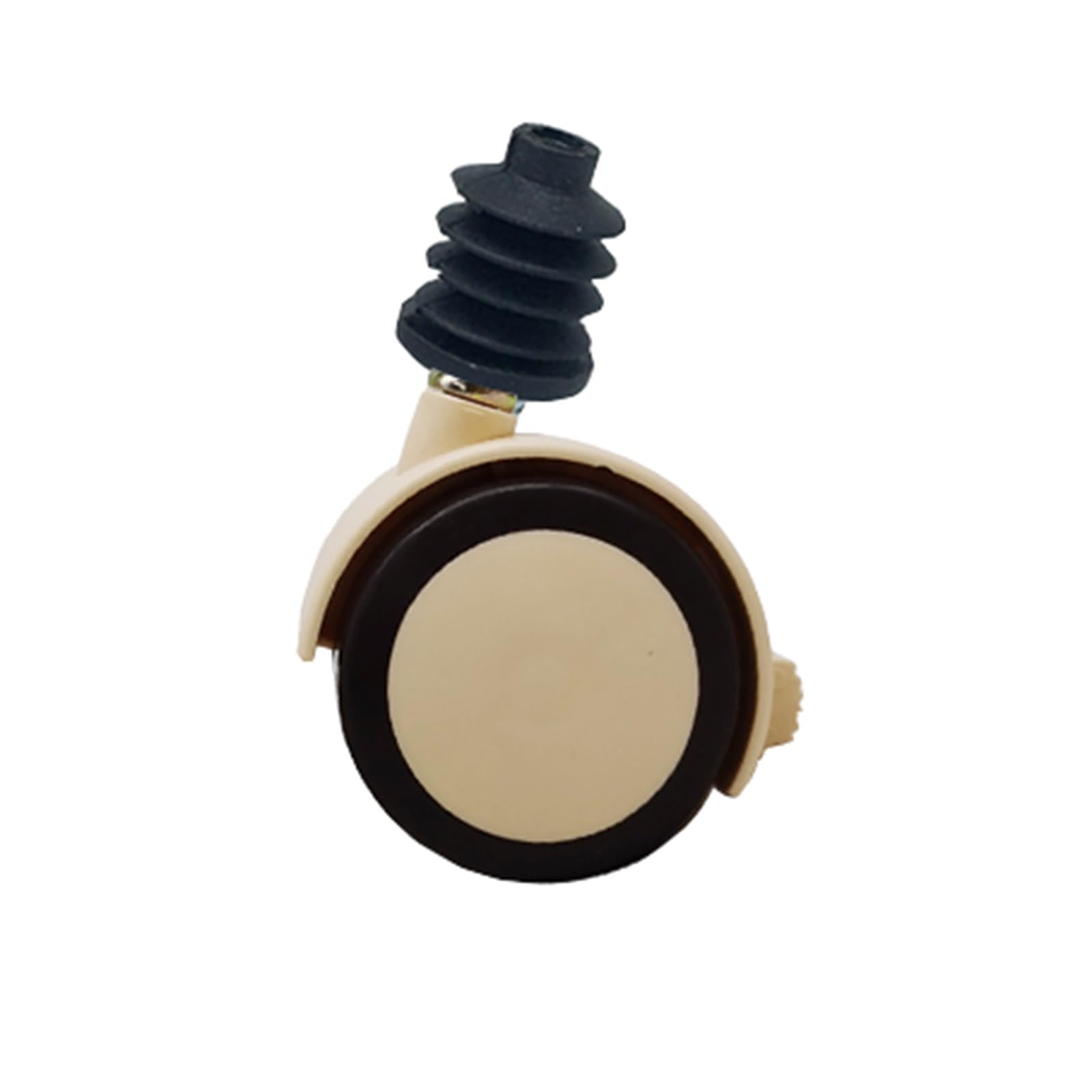 Juego de 4 piezas de ruedas universales for cuna de bebé, ruedas redondas de tubo de hierro, ruedas for bastidor, ruedas silenciosas de tubo de acero inoxidable con freno(22mm)