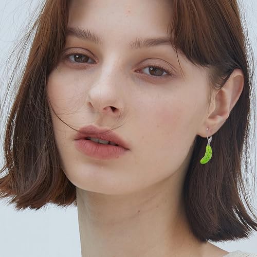 Pickle Earrings Sterling Silver Pickle Cucumber Jewelry Gifts for Women2