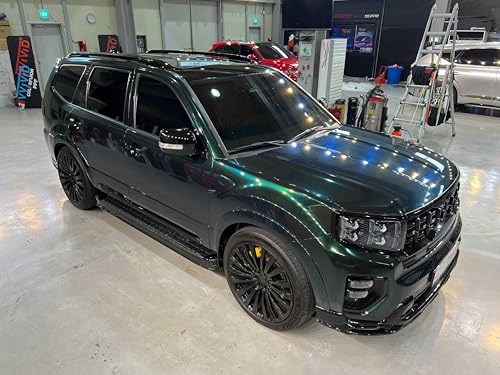 Image of ColorFusion PPF by VViViD, Gloss Shadow Green Dry Apply PPF Vinyl Car Wrap Roll 60ft x 5ft