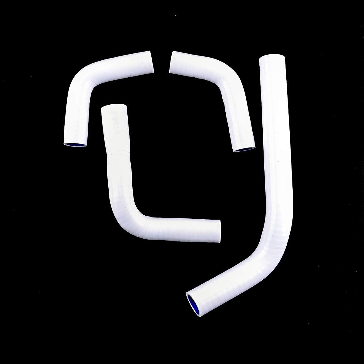 Silicone Radiator Hose Kit for Hon da CRF250 CRF250X CRF250R 2004-2009 2008 (white)