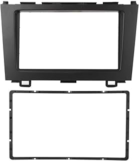 Cornice 2 Din para Honda Crv - Kit de instalação de painel duplo DIN de 7 polegadas Moldura de montagem de rádio estéreo para carro DVD Navegação Painel de acabamento para fáscia apto para CRV 2007-2010