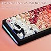 PBT Keycaps Japanese Anime Dye Sublimation Keycap 131 Keys Cherry Profile Shine Through Side Print Custom Key caps Set for Mechanical Keyboard 61/64/75/84/87/104/108 ANSI Layout - Image 3