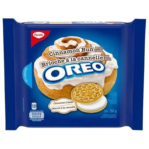 Christie Oreo Cinnamon Bun Sandwich Cookies 261G {Imported From Canada} thumb #1