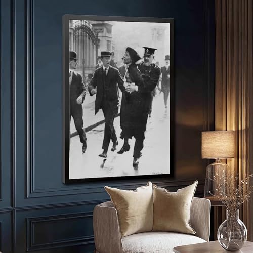 Impression sur toile Emmeline Pankhurst cadre suspendu grand format - 3