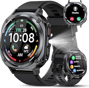 TIMU Smartwatch Herren Herren Smartwatch Bluetooth watterproof