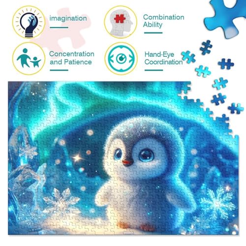 Puzzle de 1000 piezas compacto de 38x26cm con ilustración de Aurora 3