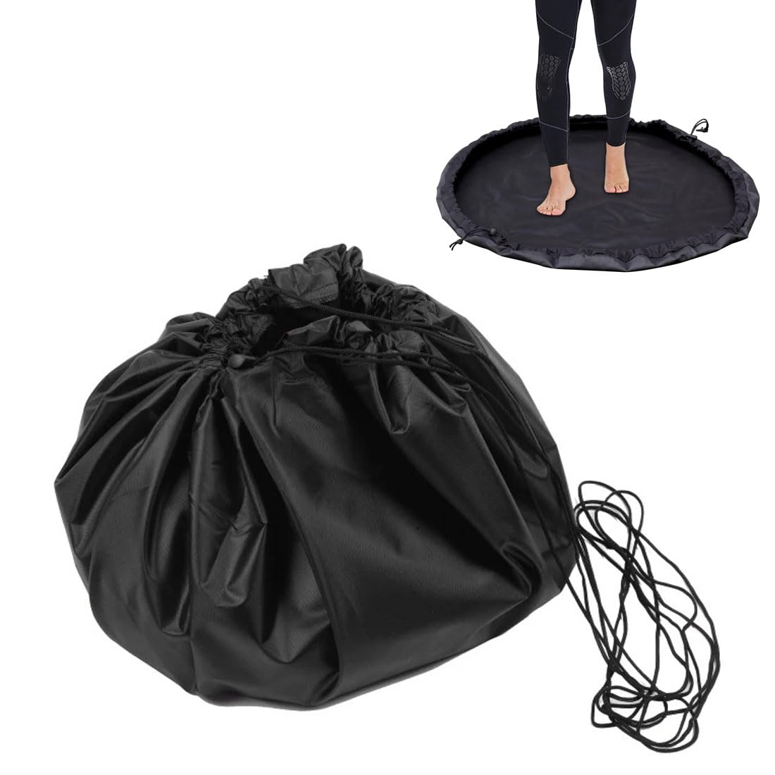 SCJJZ Fundas para Tablas de Surf,Bolsa de Almacenamiento para Surf en la Playa, Bolsillo con cordón de poliéster, Bolsa de Almacenamiento práctica y cómoda (tamaño M)