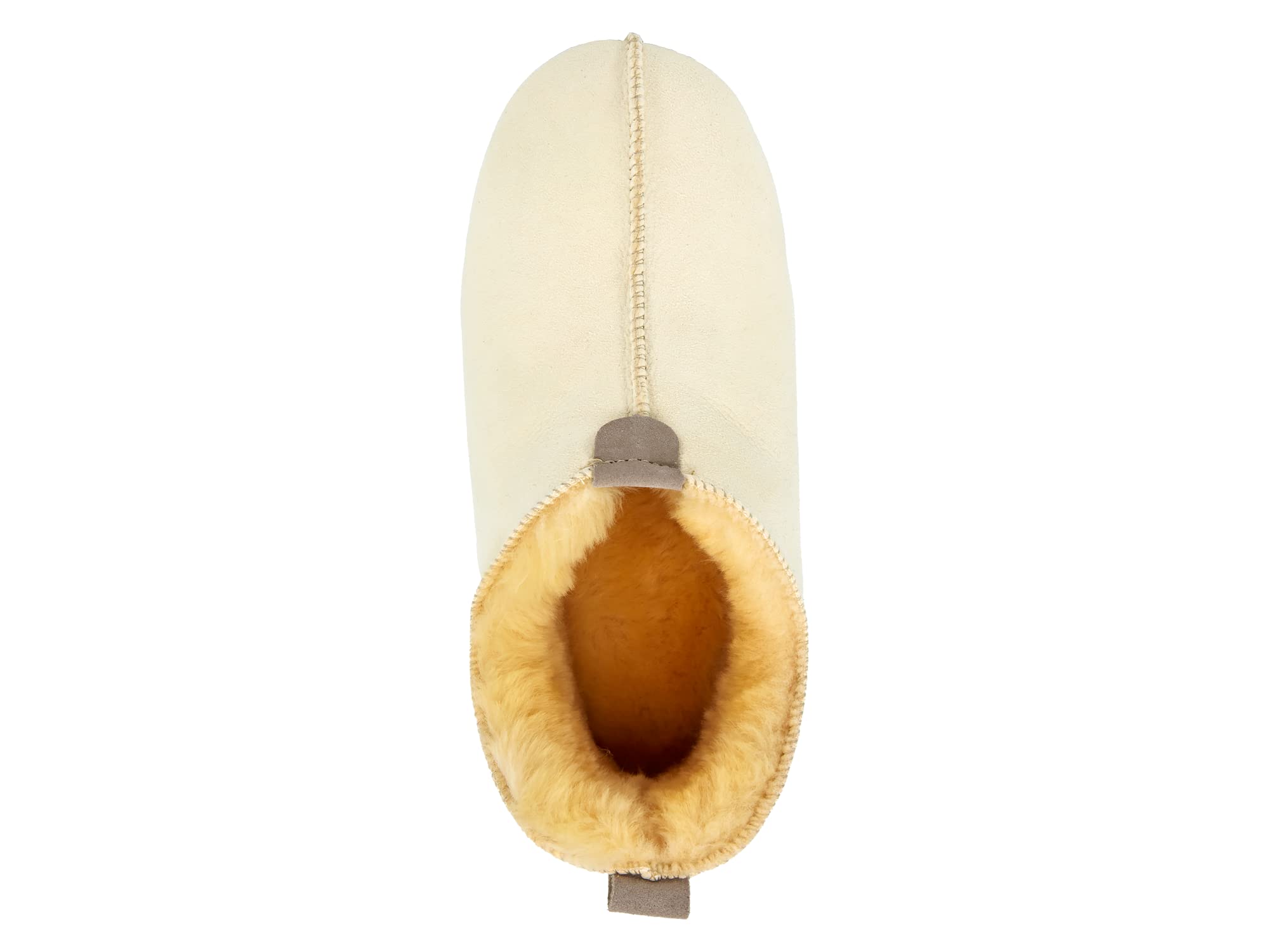 Vanuba Handgemacht Lammfell Hausschuhe Damen Winter - Oxford Relugan Warme Hausschuhe - Kuschel Hausschuhe Damen - Pantoffeln Damen - Hausschuhe Damen Geschlossen - Hüttenschuhe Damen Naturlische