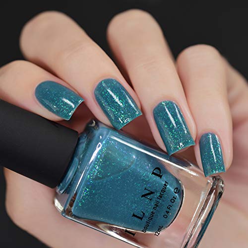 Image of ILNP The Message - Celadon Blue Jelly Shimmer Nail Polish