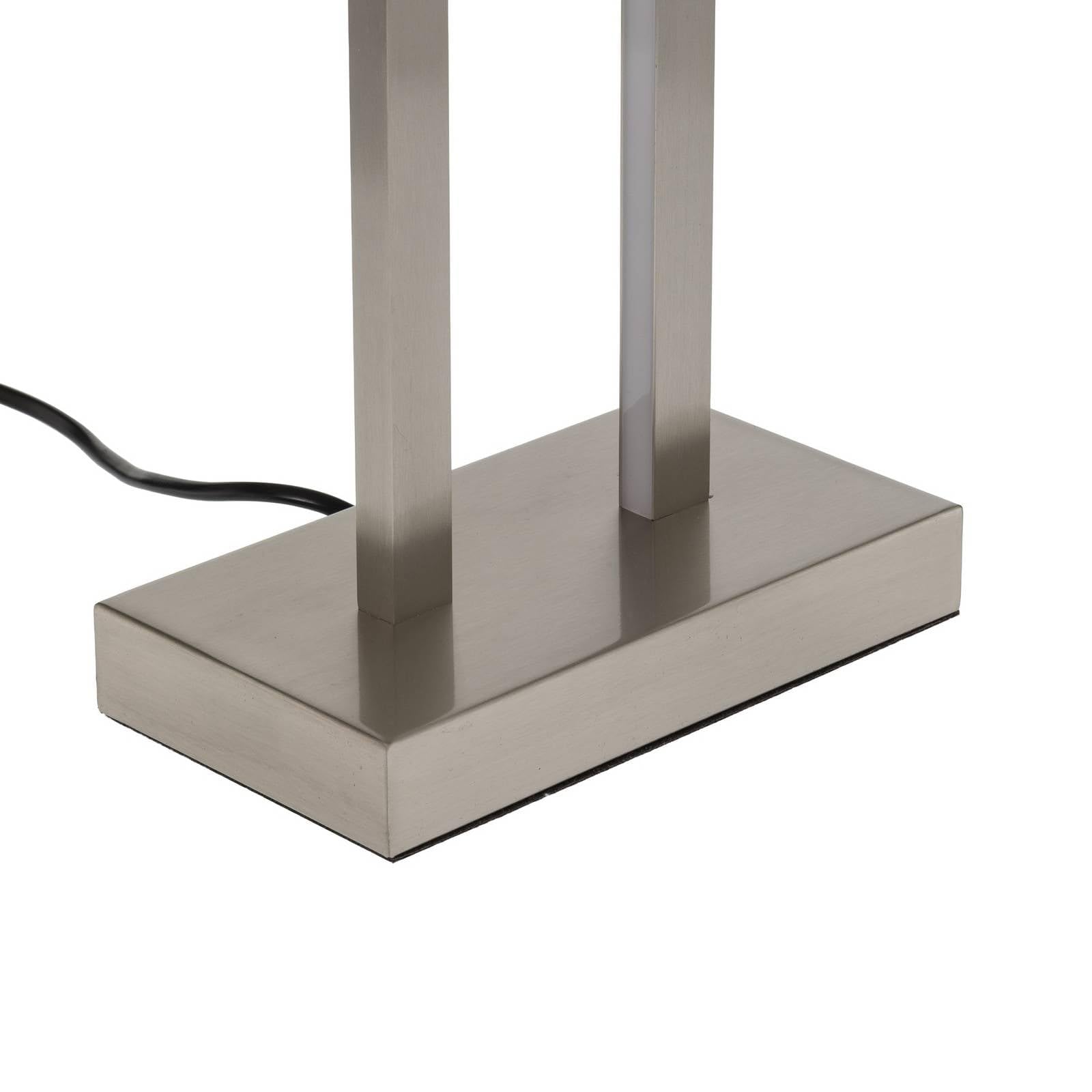 Lindby Lampada da tavolo dimmerabile (Moderno) colore Grigio, in Tessuto ad es. Soggiorno & Sala pranzo lampada tessuto