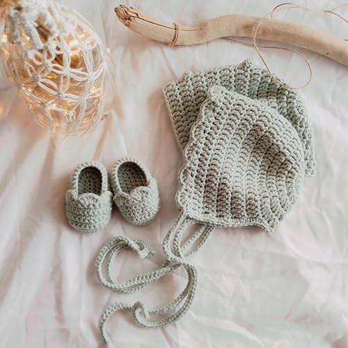 ABIEMUCE Makramee Garn Set - 4x100m - 3mm Baumwollkordel - 4 Naturtöne - Für DIY Projekte