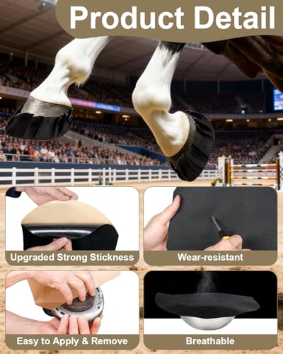 Cintas para pezuñas de caballo vendas adhesivas para cascos equinos pack de 6 5