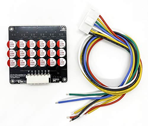 4S 5S 6S 5A Capacitor Active Equalizer Balancer LiFePO4 LFP Lithium Li-ion Lipo/Titanate LTO Battery Active Energy Transfer Balance Board for Battery Car Audio Group Balancer3