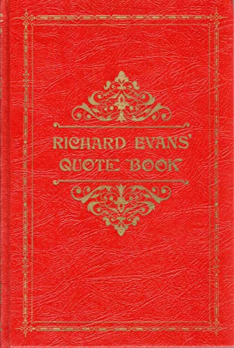 Richard Evans' quote book B002F1B7Q8 Book Cover