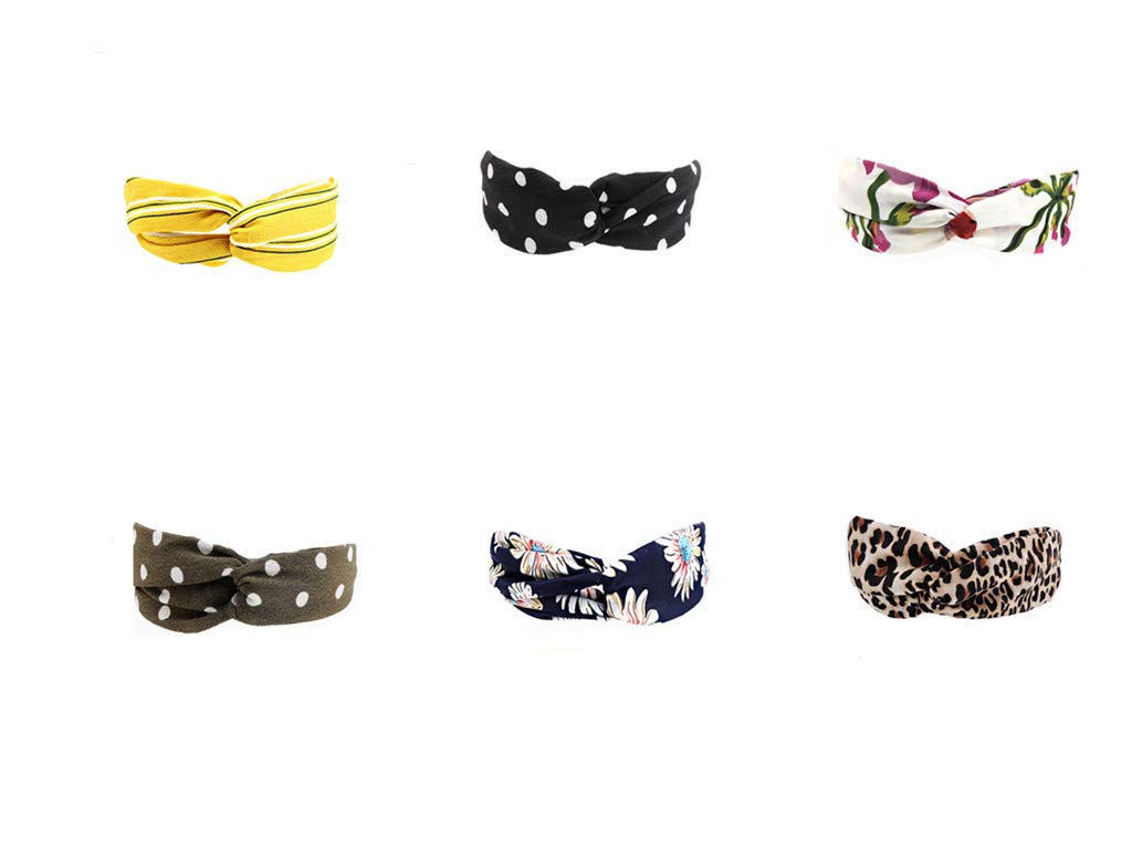 Pack of 6 women's headbands fitness| home| anti-sweat Hair Band
