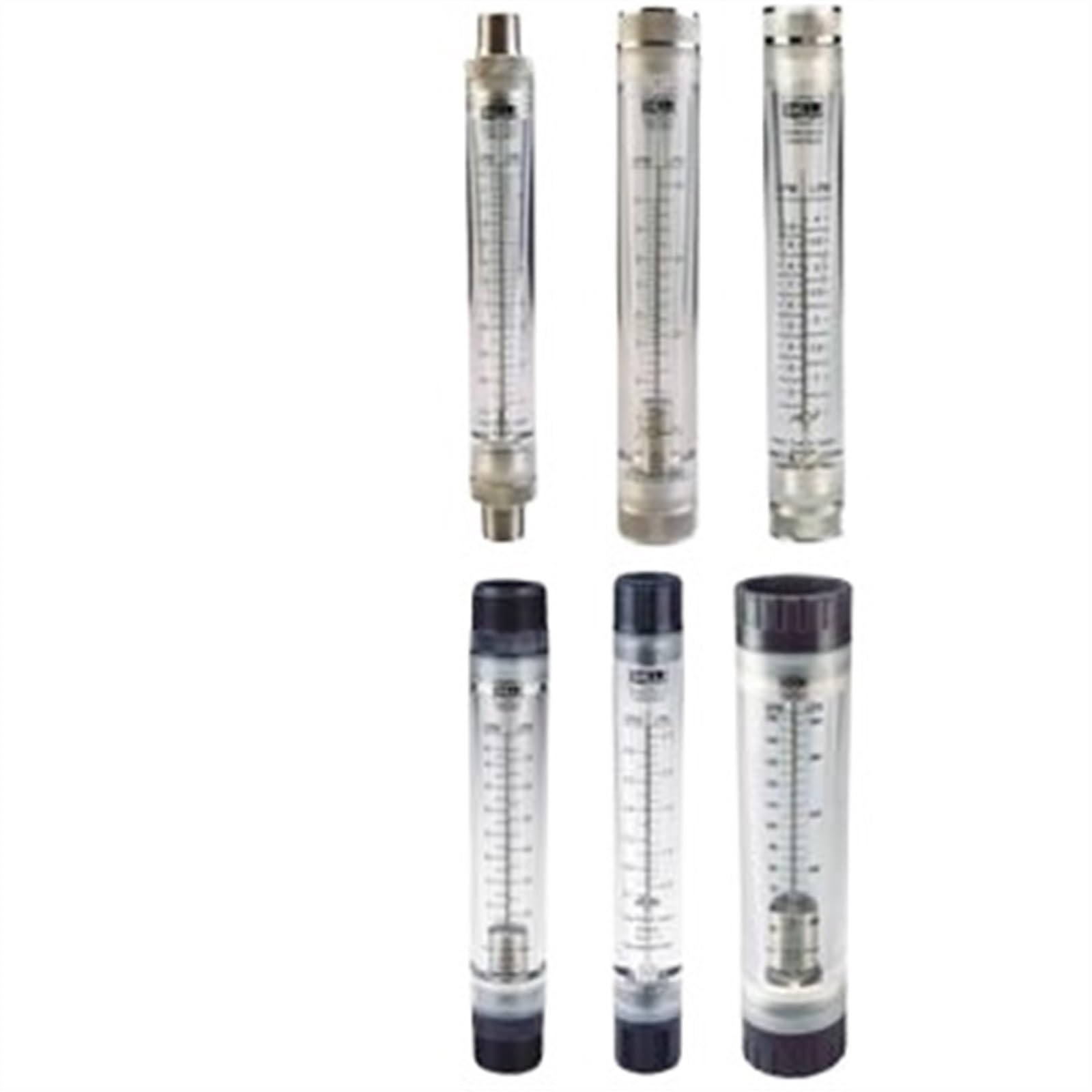 Rotámetro flotante de acrílico y acero inoxidable LZM-50G, caudalímetro de tubería de 2 "BSPT con accesorio de acero inoxidable(300-900m3Ph for gas)