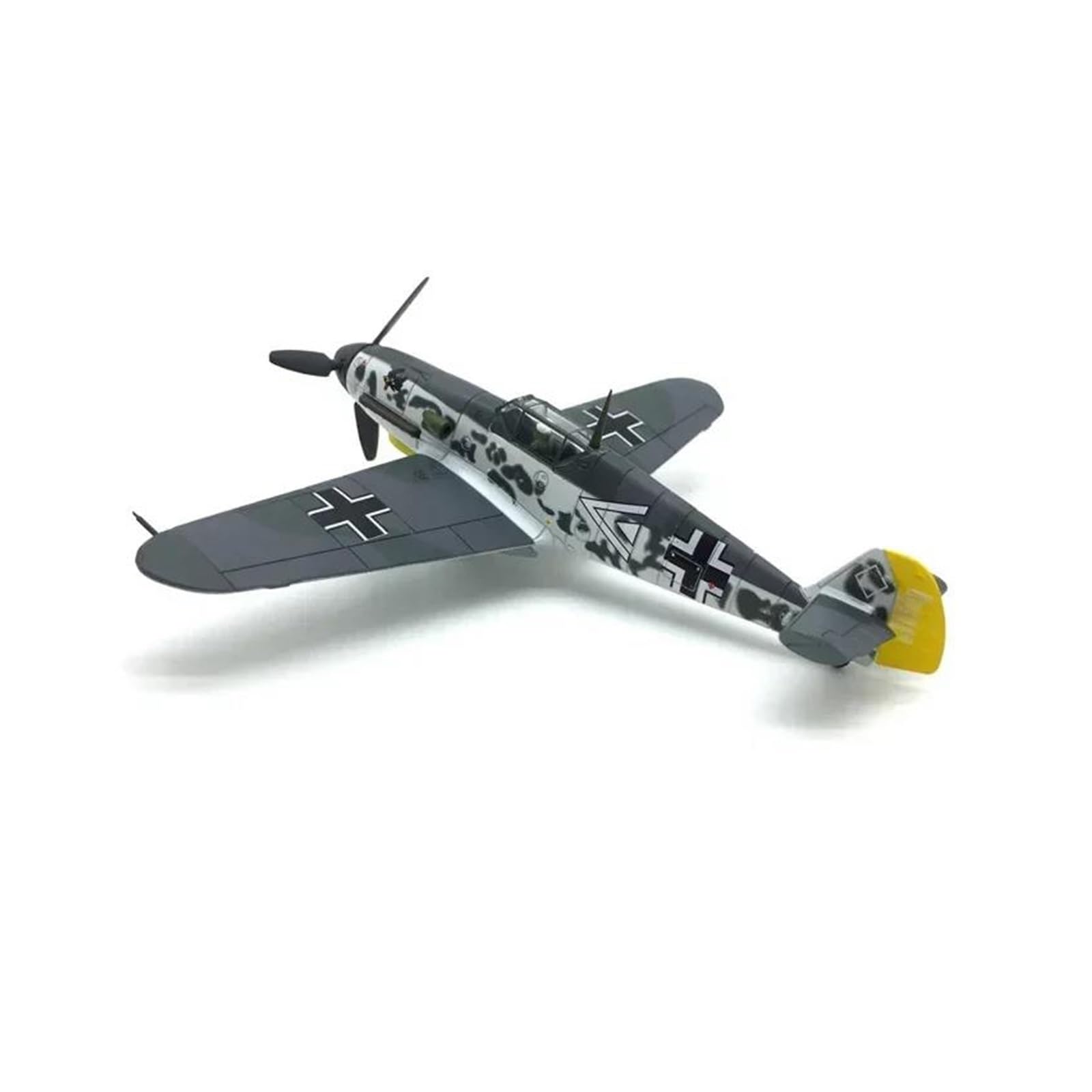 Odlewane zabawki samolotowe w skali 1/72 dla niemieckiego myśliwca BF109 samolot Diecast Metal Model Model kolekcjonerski samolotów do zbierania i wyświetlania do zbierania i wyświetlania