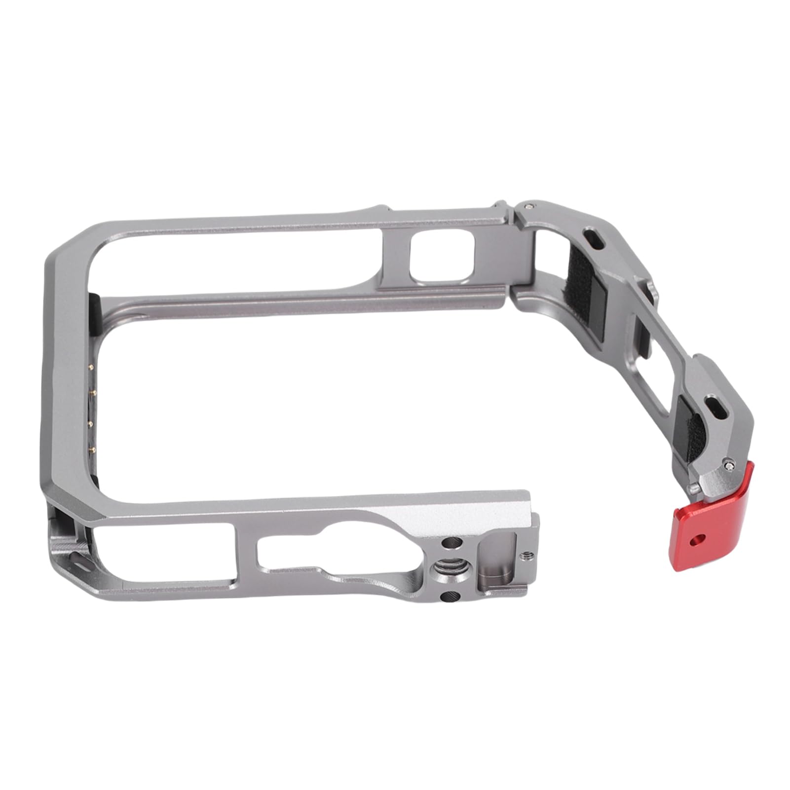 Fabater Cadre de Protection de Cage de Caméra, Boîtier de Caméra en Métal Durable avec Sabot Froid et Ports à Vis, pour Vloggers et Créateurs de Contenu (Grey)