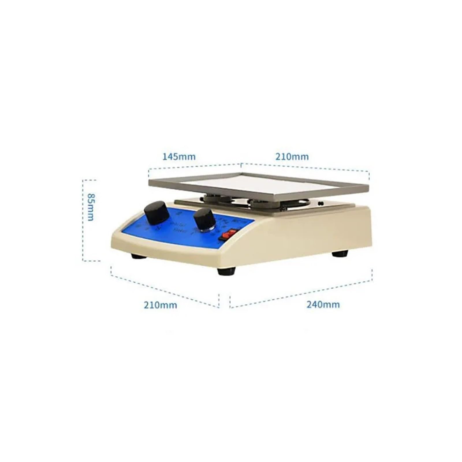 Agitador de Mesa 100 Oscilador rotatorio de laboratorio Mezclador RPR Agitador orbital 210 RPM velocidad ajustable