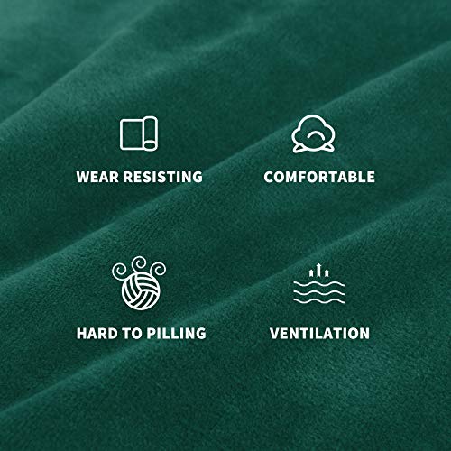 MAXIJIN Stretch Velvet Chair Covers for Dining Chairs Set of 4 Removable Velour Dining Chair Covers Plush Chair Slip Covers for Dining Room,Hotel,Kitchen,Ceremony (Deep Teal - Image 4