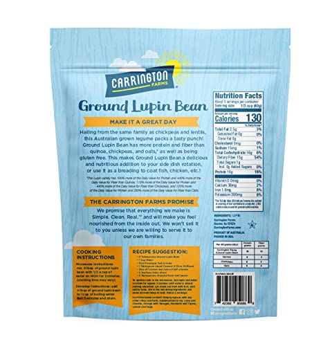 Carrington Farms, Ground Lupin Bean, Plain, 7Oz #TOP1