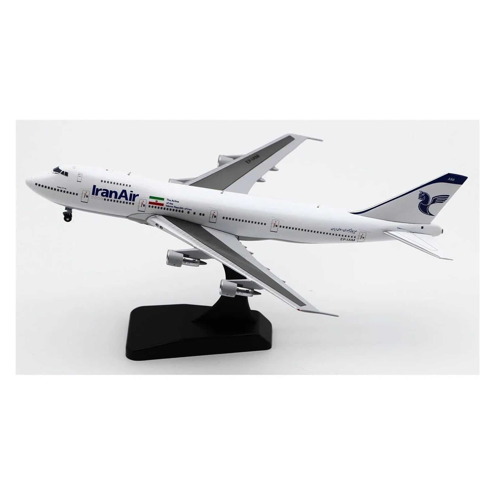 Scale Airplane Model 1:400 For Iran AIR Boeing 747-100B Alloy