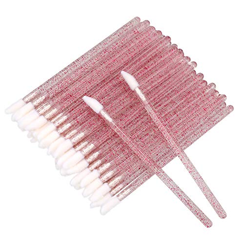 Buy 100PCS Glitter Crystal Lip Brush, Disposable Lip Brushes Lip Gloss