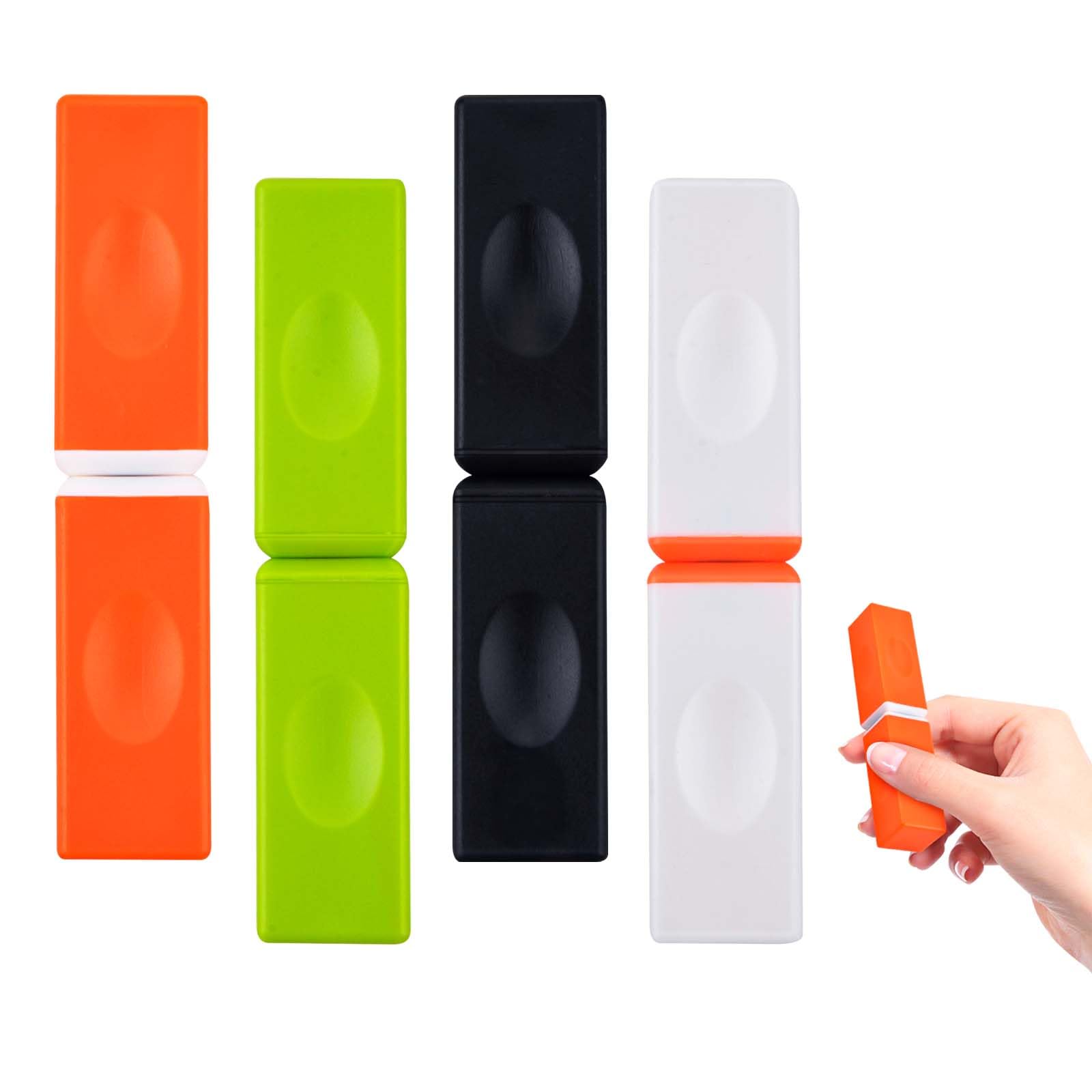Bounce Bricks - Mini Magnetic Fidget Toy Blocks, 4PCS Decompression Anxiety Toy