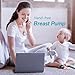Paruu Hands Free Breast Pump P16, Wearable Breast Pump Electirc Portable with 4 Modes & 12 Levels, Max 309mmHg Strong Suction 19/21/24mm Flange Inserts Wearable Breastfeeding Pump, 2 Pack White