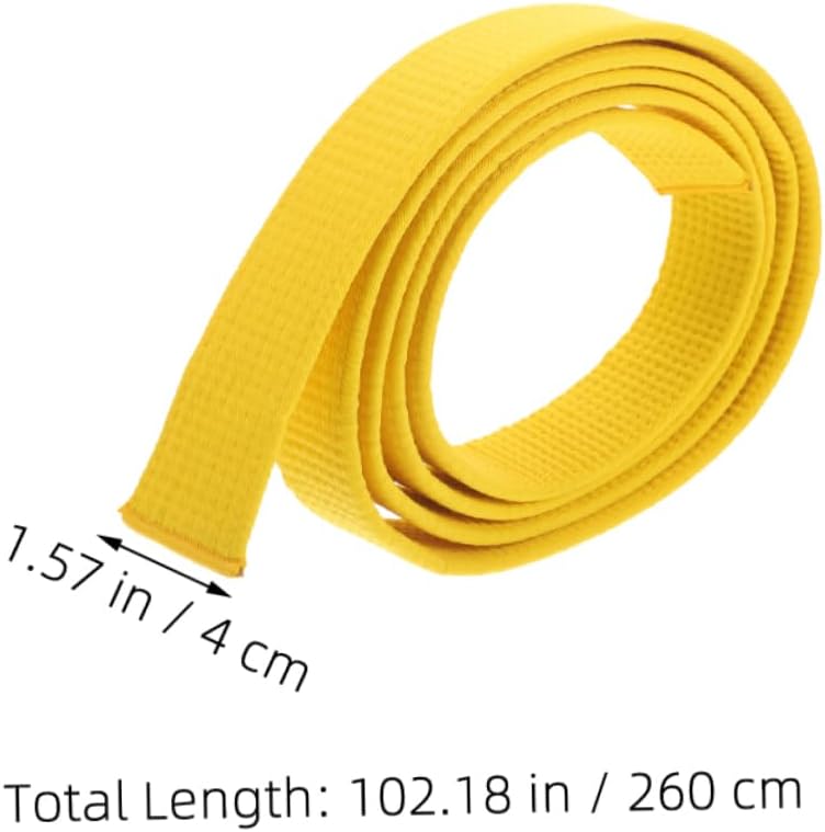 Toyvian Versatile Colored Taekwondo Belt Stylish Karate Waistband for Multiple Martial Arts Soft and Breathable for Beginners and Advanced Practitioners