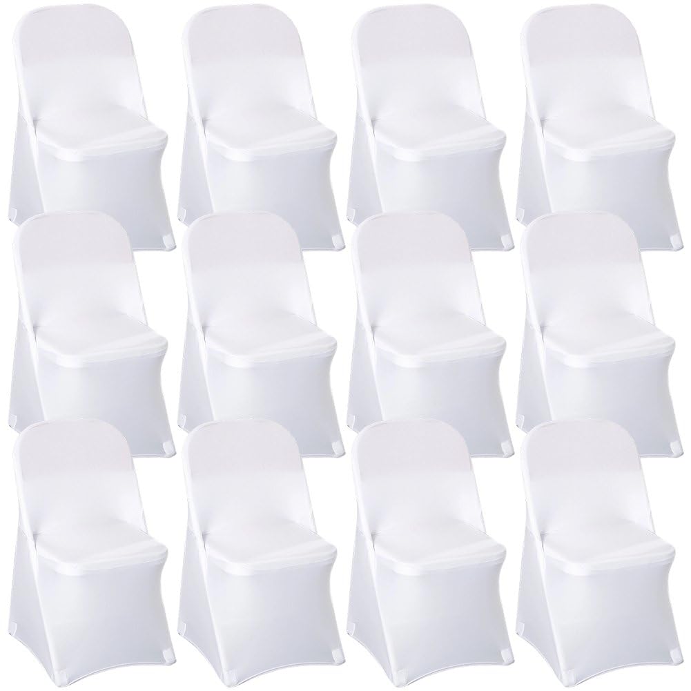Housses de chaise pliantes élastiques pour sublimer vos tables de mariage