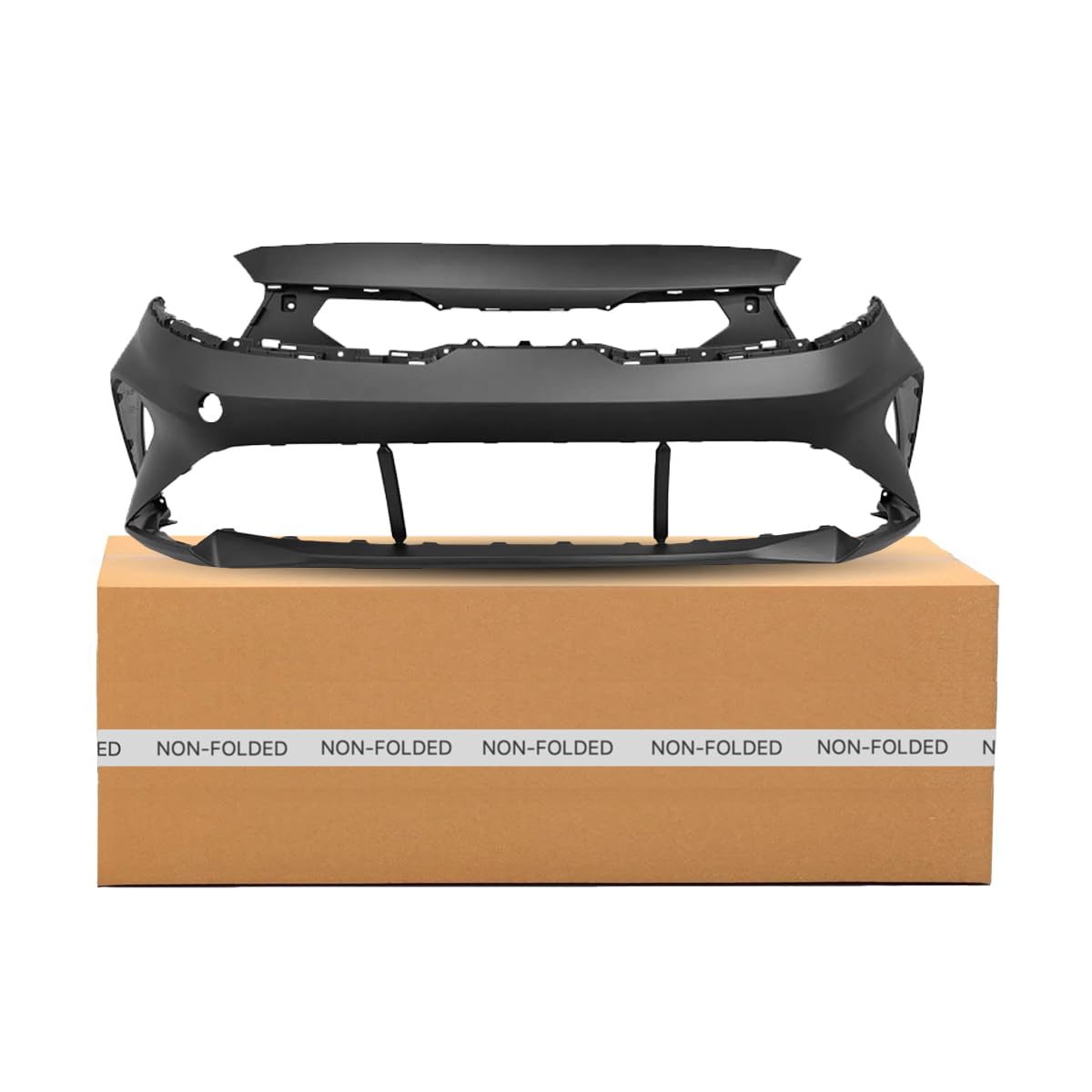 FitParts Compatible With Kia Forte 2022-2024 Front Bumper Cover. New Primed 86511M7500 KI1000219 Non-Folded Bumper (Large Box)