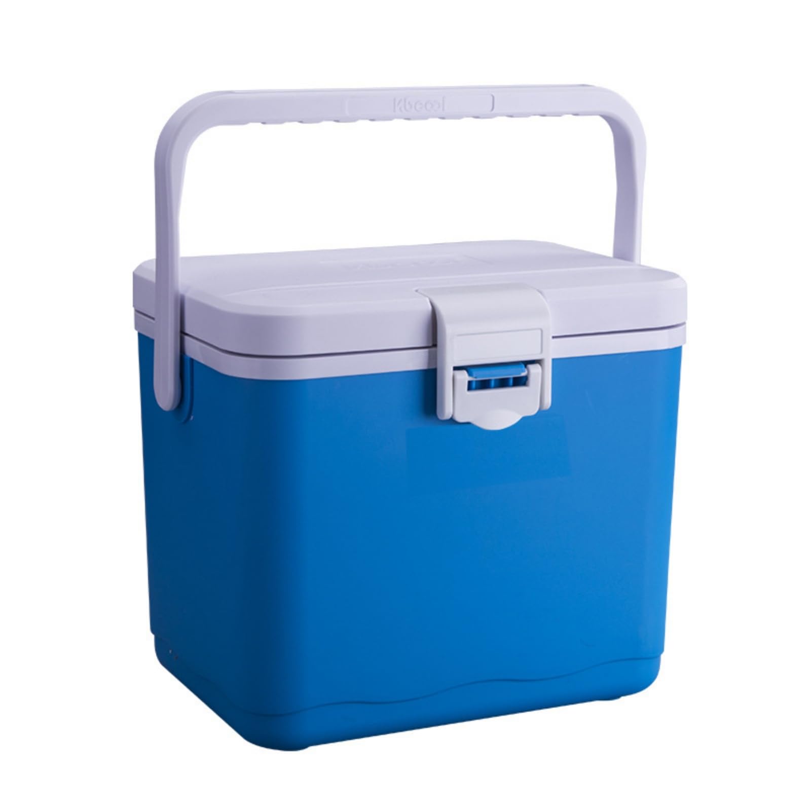 Nevera Portátil Refrigerador Contenedor Térmico Caja Aislada con Material Rígido y Tapa Plana Pestillo Frontal y Asa de Transporte Adecuada, Azul, Style to 4