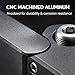 Eminchu Adjustable Tapping Cantilever Bracket, 5.12in Stroke CNC Aluminum Alloy Robotic Arm, Flexible Arm Support Rod with Clamp for Vertical Horizontal, Pipe Tapping and Threading Tools