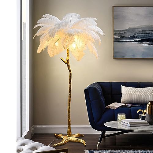 Lámpara de pie LED regulable para sala de estar moderna 3