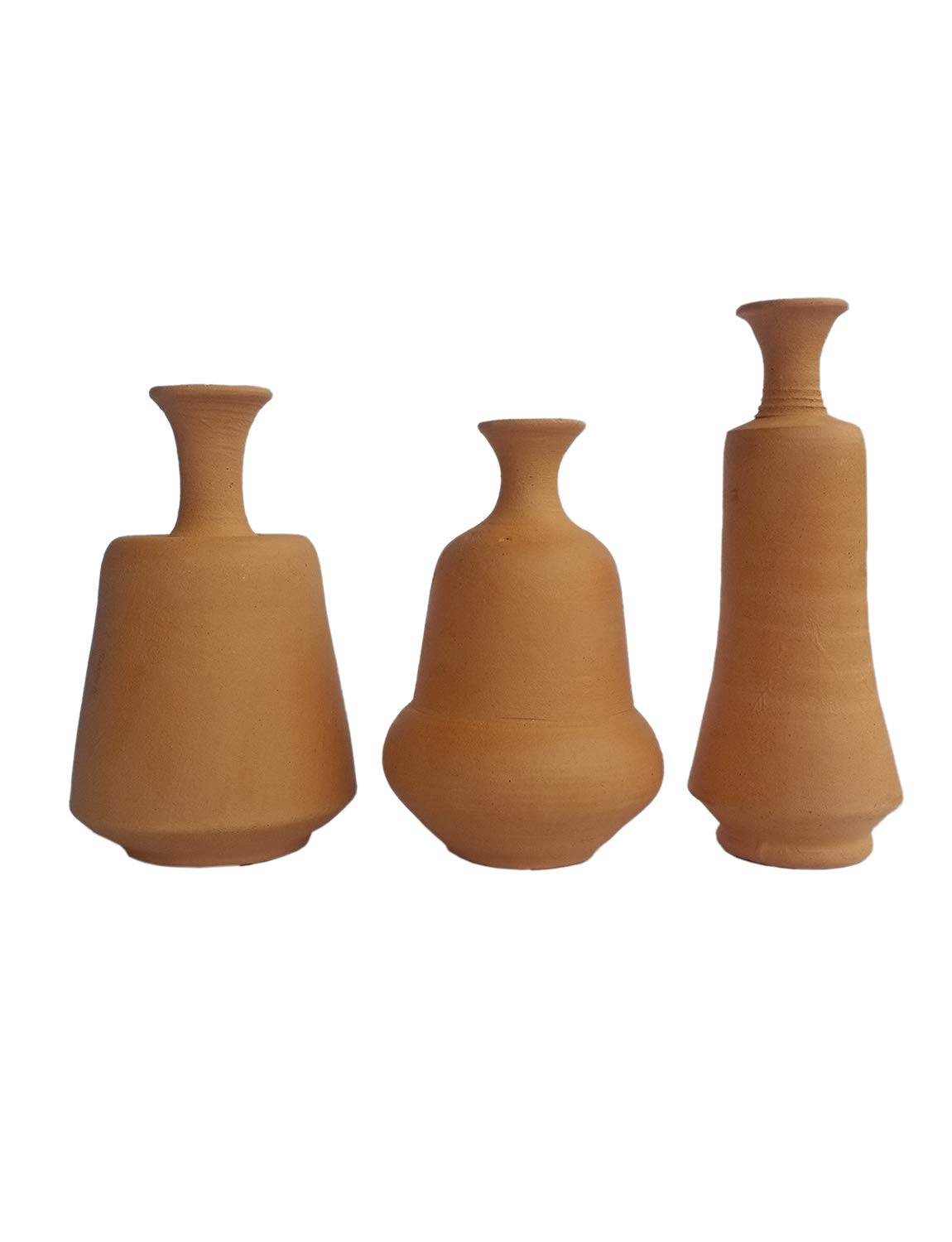 Kalapuri Handmade Mat Finish Mini Terracotta Pot Set of 3 Idols | Succulent Message Planter for Indoor Plants, Gardening Pot for Living Room, Home & Office Decoration | X-Small, Beige, Natural (B08CBBYRCL) Amazon Price History, Amazon Price Tracker