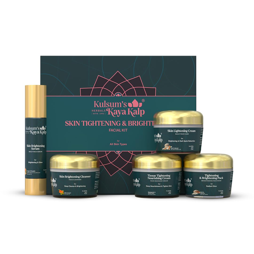 - Skin Tightening & Brightening Facial Kit For Tightening & Brightening, 170gm + 50 ml