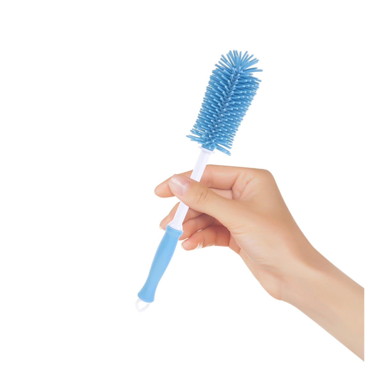 Bottle Brushes Set, Silicone Bottle Brush Feed. Clean. Tool Rotat. Design Lightweight Colorful Storage